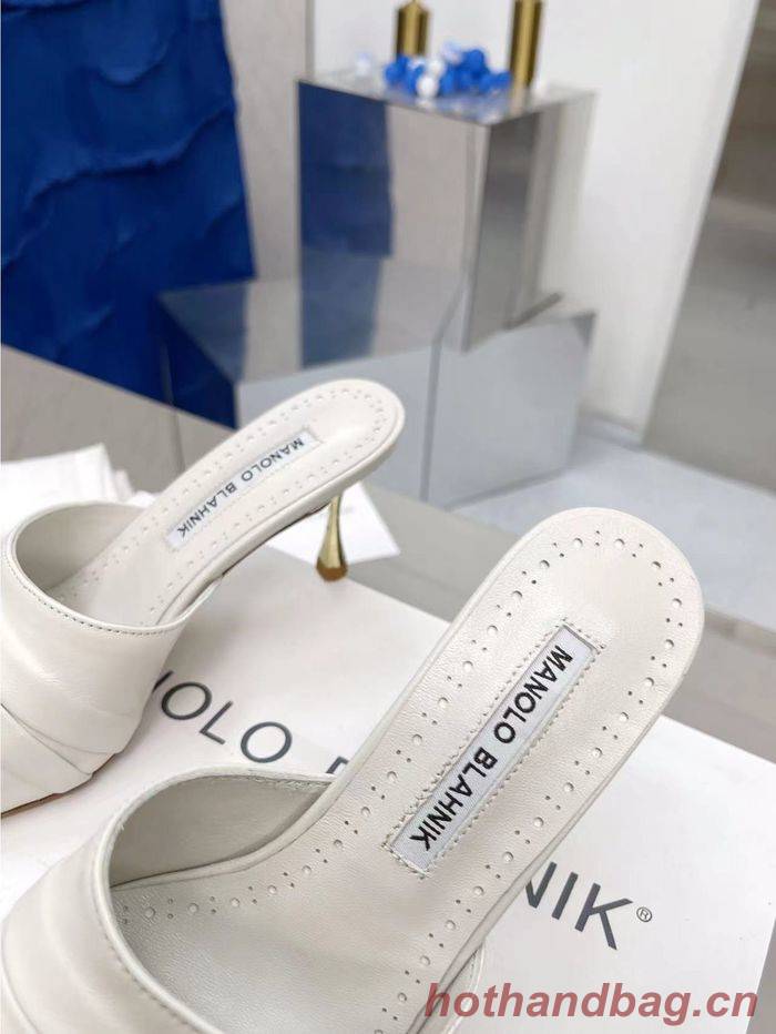 Manolo Blahnik Shoes MBS00030 Heel 7.5CM